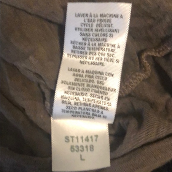 Splendid Cross Back Slub Tee in Military Olive - Picture 11 of 11